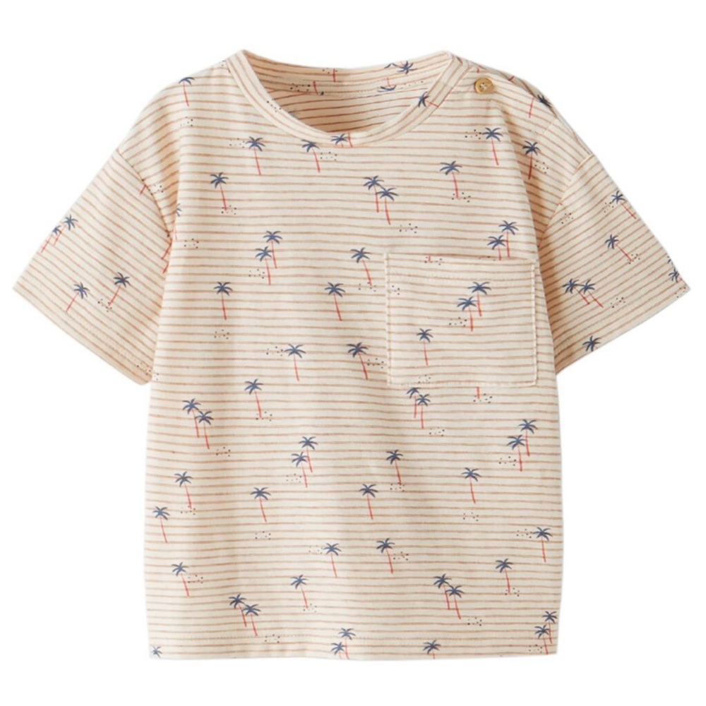 Zara Palm Tree T Shirt